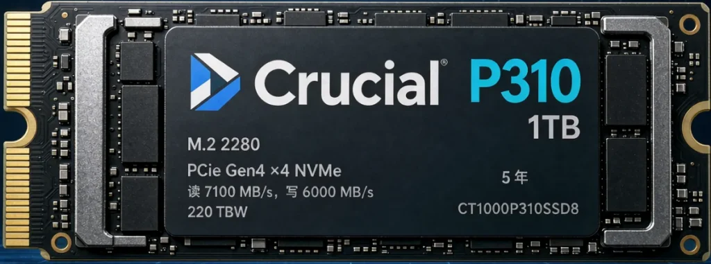 CT1000P310SSD8-T Crucial P310 1TB M.2 2280